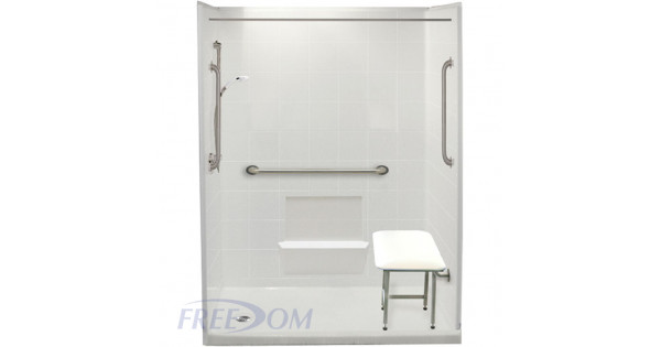 60 x 31 Freedom Easy Step Walk-In Shower (Right Drain)