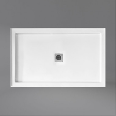 Freedom Acrylic Corner Shower Pan Acrylic 42 x 36 with 3 inch threshold