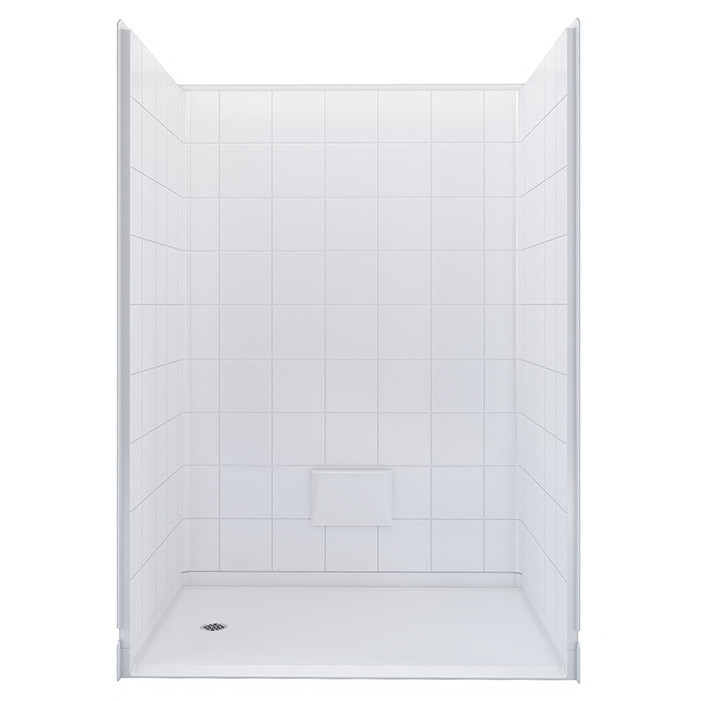5 piece accessible shower for a mobile home 