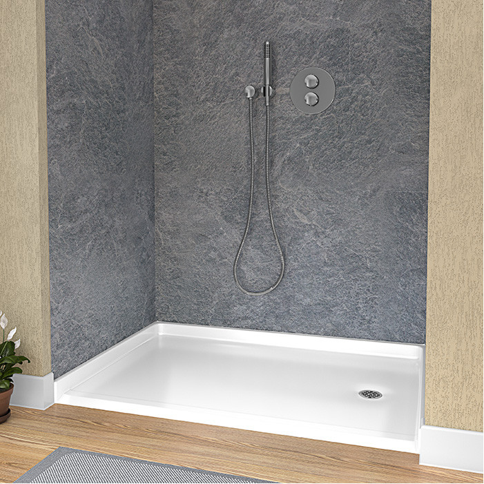 barrier free accessible shower base 