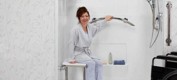 Wheelchair Handicapped Accessible Showers | Roll-In Shower Stalls