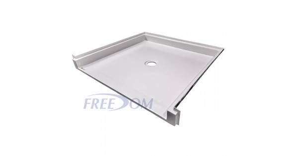 38½" X 37 ⅜" Freedom ADA Shower Base (Dbl Receiver Flange)