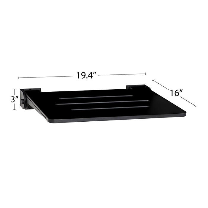 fold up shower seat dimensions
