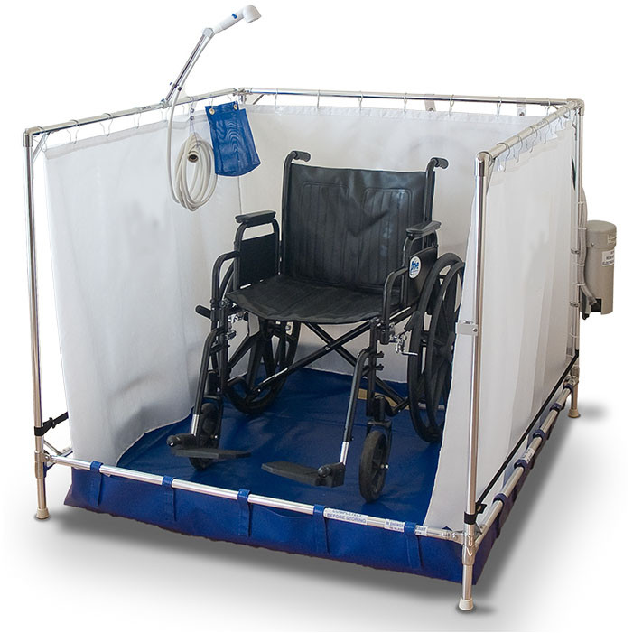 portable shower for bariatric 