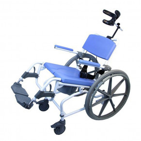 DMI Rolling Shower Chair, Commode, Transport Chair, FSA Eligible, Rolling  Bathroom Wheelchair for Handicap, Elderly, Injured or Disabled, Rear  Locking