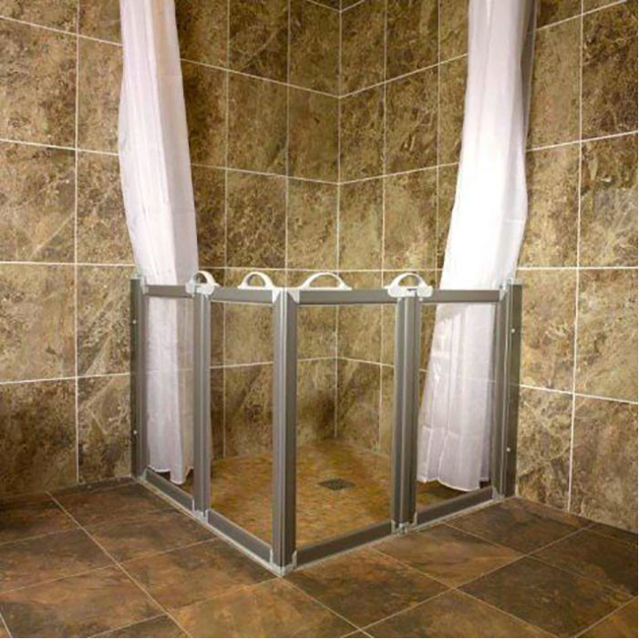 caregiver shower doors for wet room 