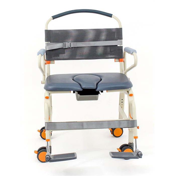 roll in ShowerBuddy XXL 26" wide seat front view