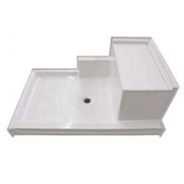 Freedom Easy Access Shower Pan, Right Molded Seat (60" X 37¼")