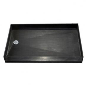 Ready To Tile Shower Pans Tiling Solutions 54 X 37 Freedom Tile Over Shower Pan Left Drain
