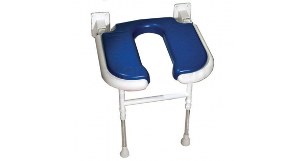 waiver 1 cad model Seat with Commode legs Folding Shower