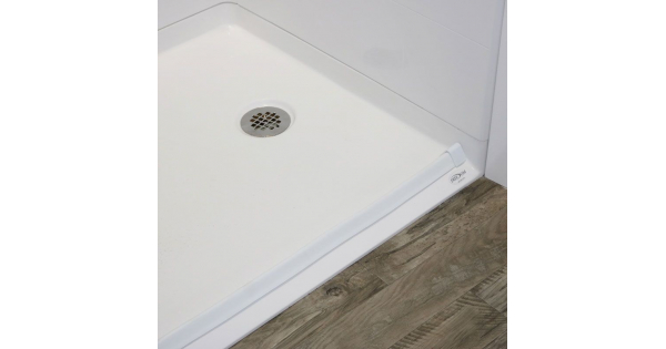 Freedom Bathtub Replacement Shower Pan, Right Drain (60" x 31")